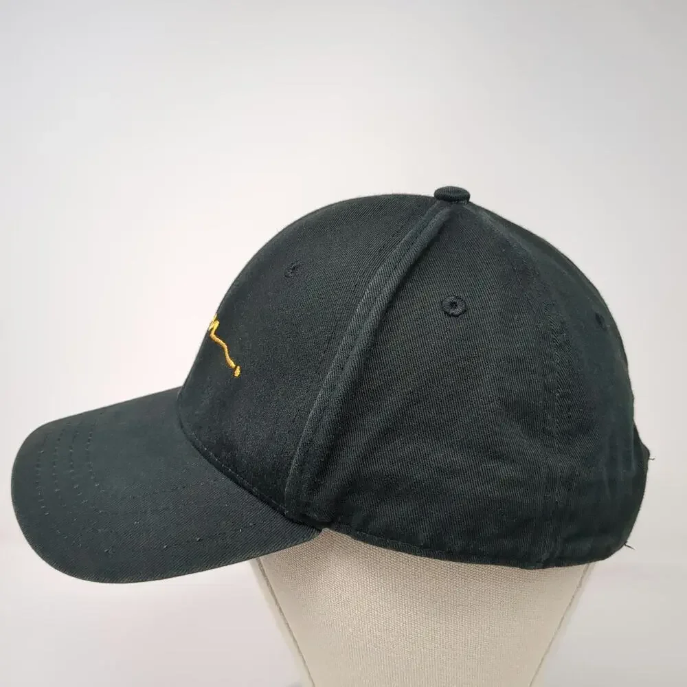 Wynn Baseball Cap Black One Size Embroidered Logo Cotton Strapback Casino Hat